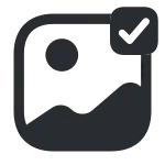 Gallery Tick SVG Icon